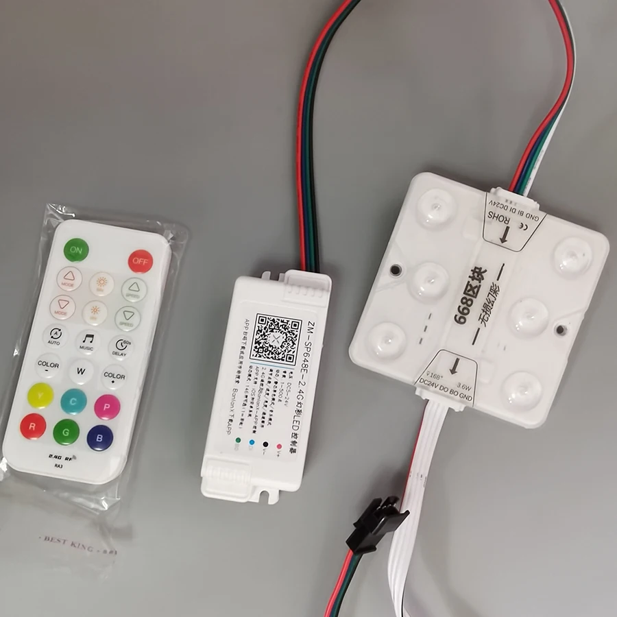 Полноцветный rgb Светодиодный модуль открытый с IC DC24V 3 5 Вт высокая яркость водонепроницаемый IP68 для потолочного освещения