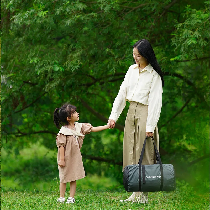 2 In 1 Outdoor Fit 4-6 Adults Waterproof Beach Mat Large Foldable Picnic Mat