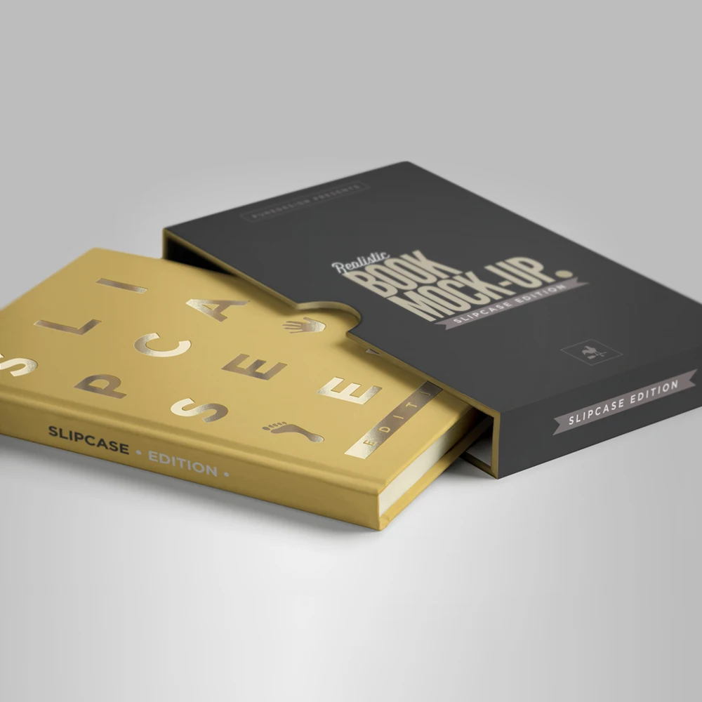 Customize Exquisite Durable Hardcover Book Printing Binding Notebook Gift With Slipcase