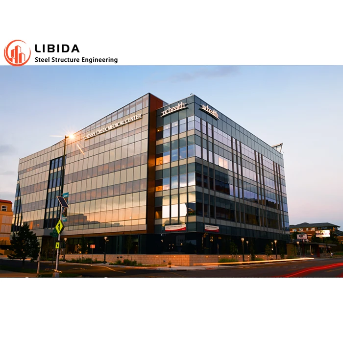 Высококачественная сборная стальная конструкция, складское офисное здание