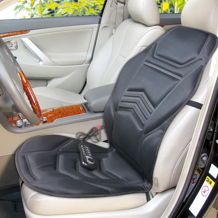 Winter seat electric short plush heated Car massage cushion with heating warm heated massage seat cushion