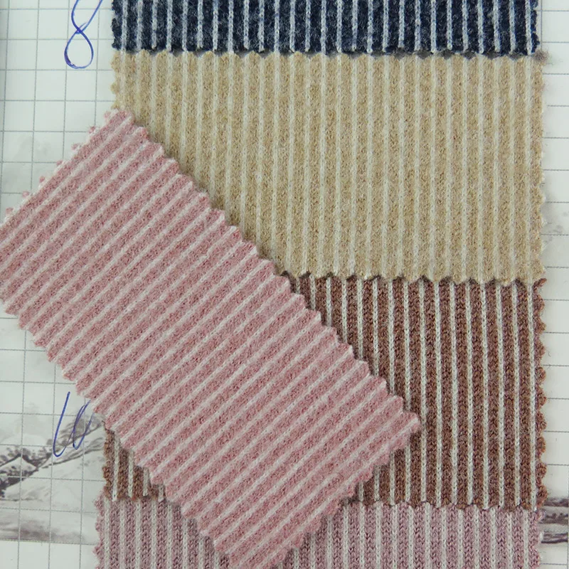 wholesale woven plain style Comfortable Thin strip fabric used for Fashion, suits, shirts, ect