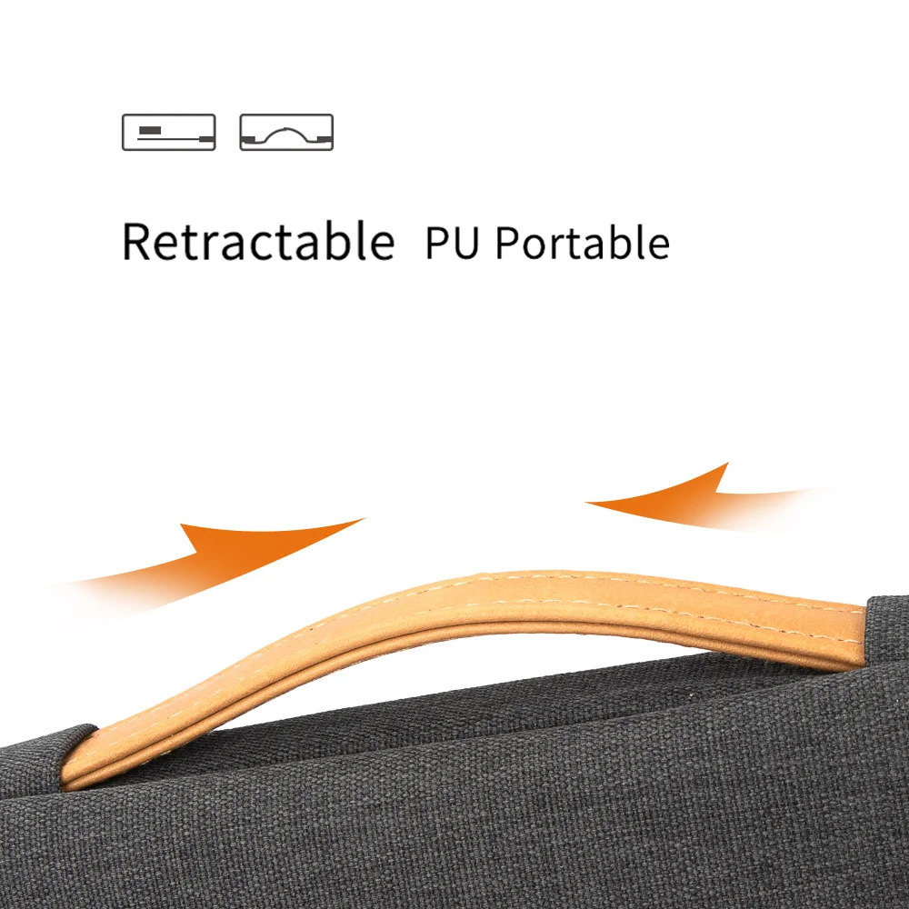 High Quality 14 15.6 inch Business Waterproof Laptop Bag Protective Shockproof with Handle Carrying Case Laptop Sleeve case