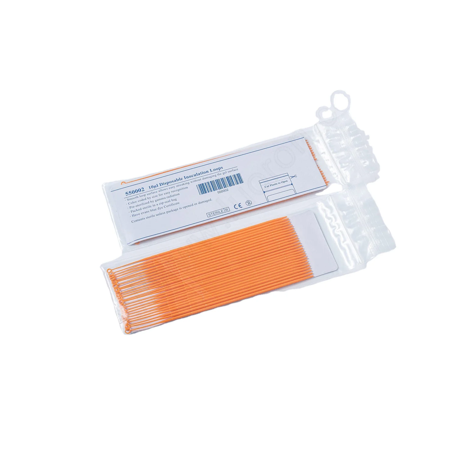 Laboratory Medical Bacteriological Inoculating Loops Individual Pack Sterile Inoculating Loops Medical Inoculation Loop plastic