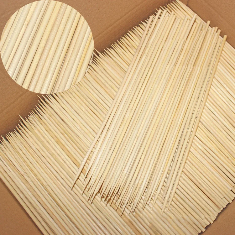 
12 Inch Long Bbq Bamboo Stick Skewer for barbecue 
