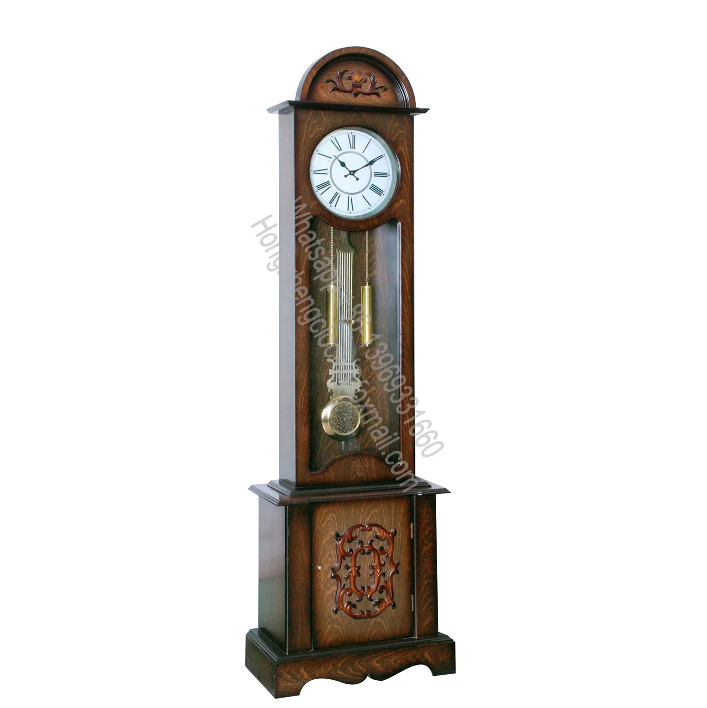 Деревянные Часы Для дедушки, высокоточные кварцевые колокольчики Вестминстера с автоматическим ночным запоем