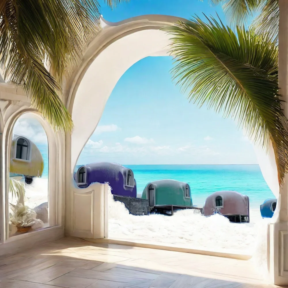 Curved French Window for New Building Star Dome Tourism HomeStay Functional Room with Green House Supply