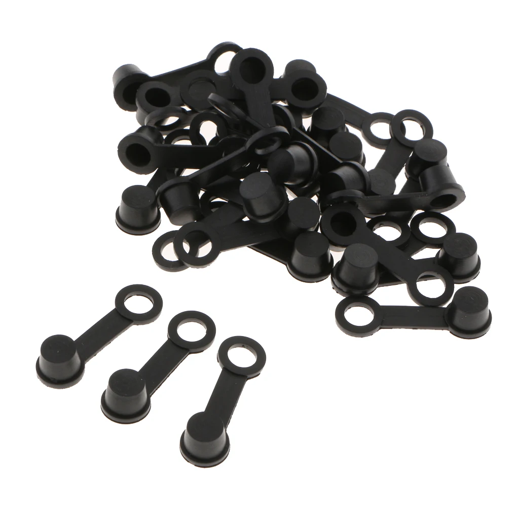 Brake Bleeder Screw Dust Caps for Grease Zerk Nipple Fitting Black