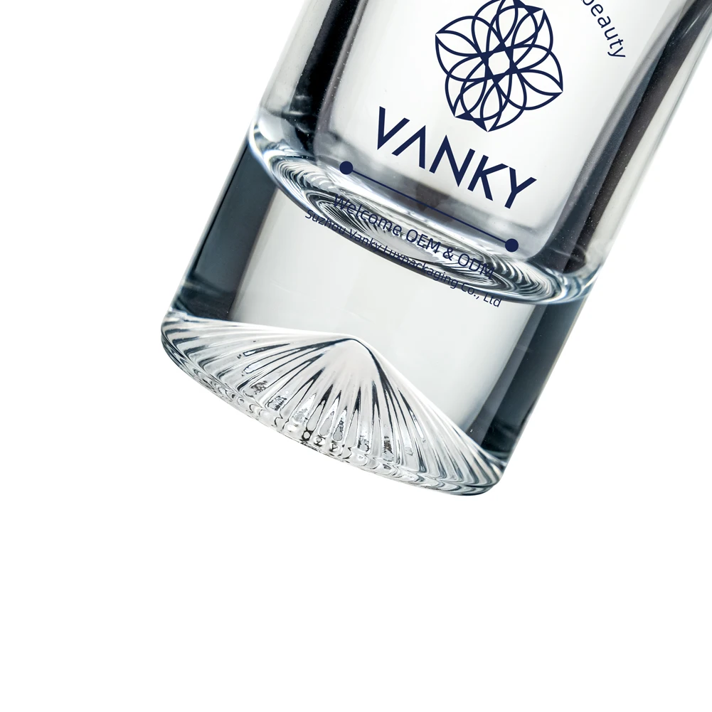 Hot Quantity Perfume Bottles Round Empty 30ml 50ml 100ml Fragrance Perfume Glass Spray Bottle Container