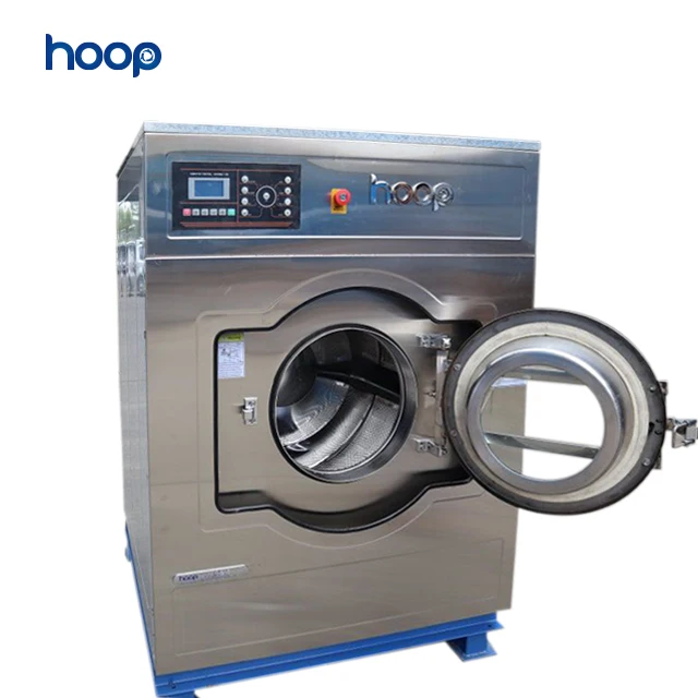 HOOP  XGQ-25KG  25KG laundry machine for sale 25KG washer extractor gas heating