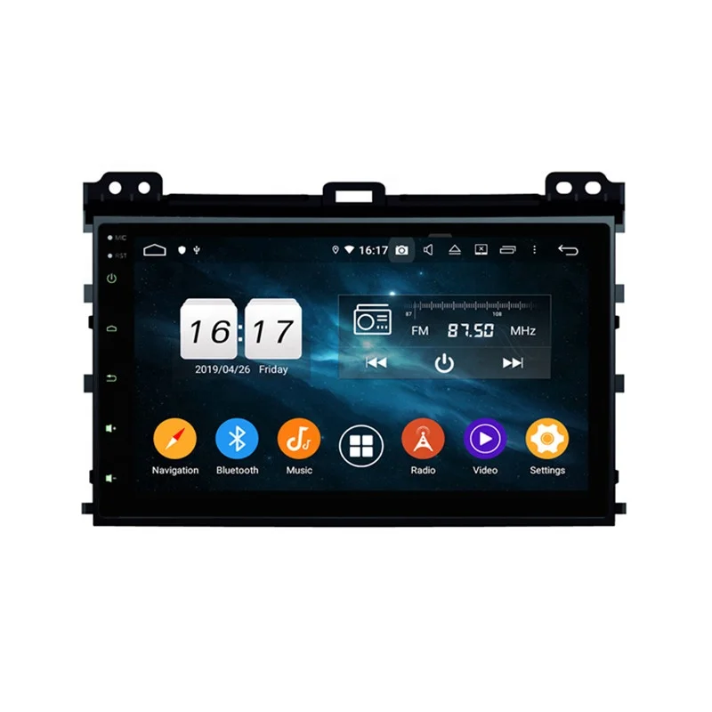 KD-9026 Auto Android 13 Wireless Carplay Multimedia Car Stereo Radio Audio DVD GPS Navigation for Prado  2002-2010