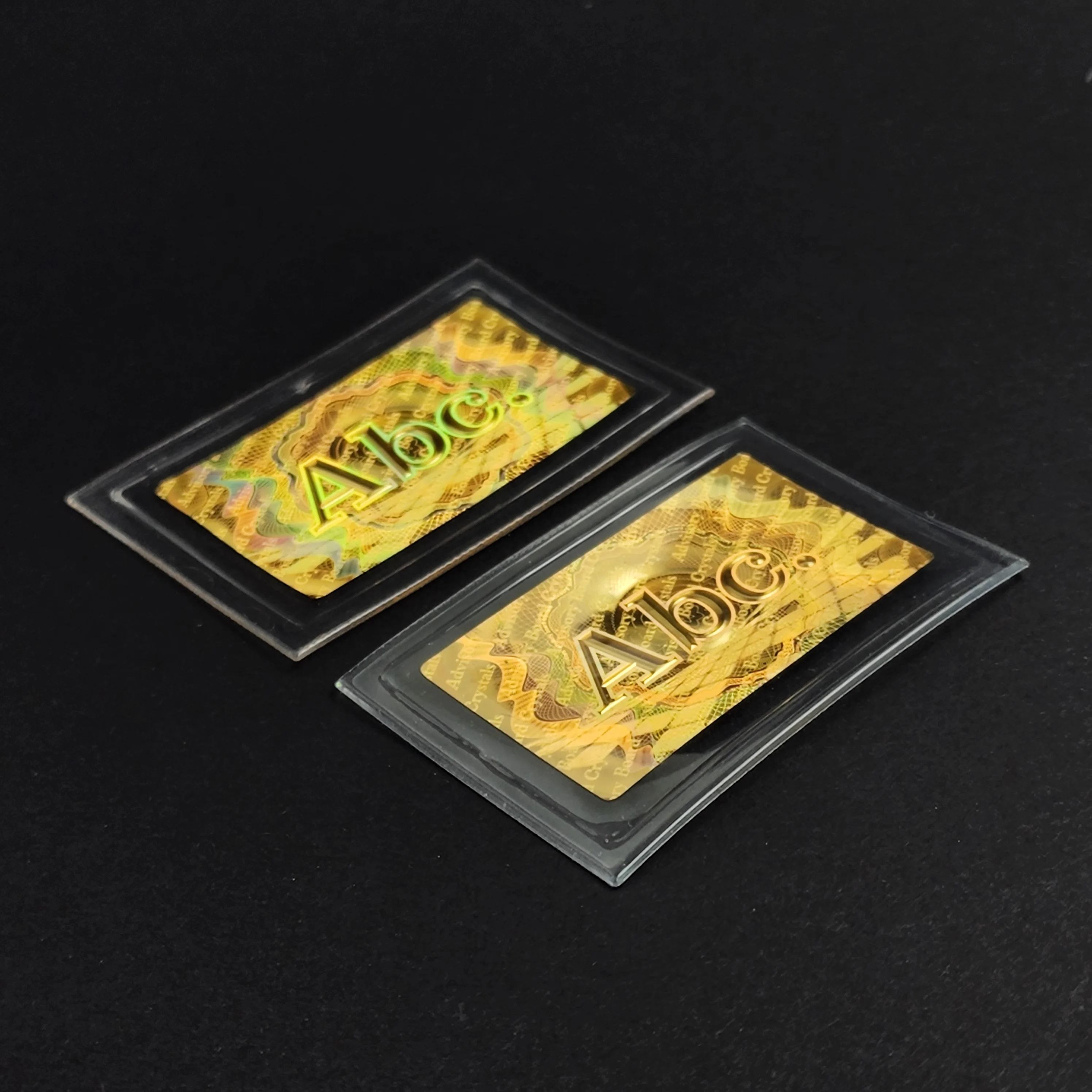 New Product Ideas 2024 Wholesale Custom 3D Vinyl Pvc LED Label Waterproof Holographic Sticker Clothes Label with Custom Logo