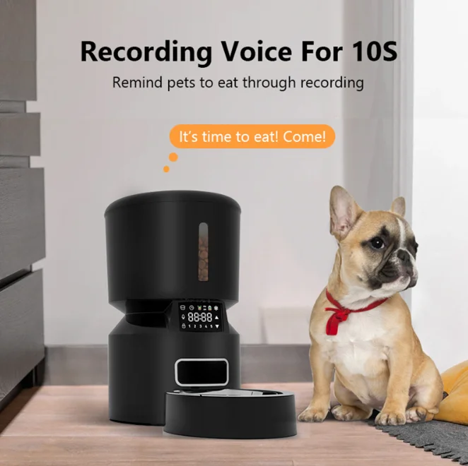 New Pet Dog Cat Fountain Automatic Food Feeder Dispenser Container For Cats Dogs Eating Pet Products