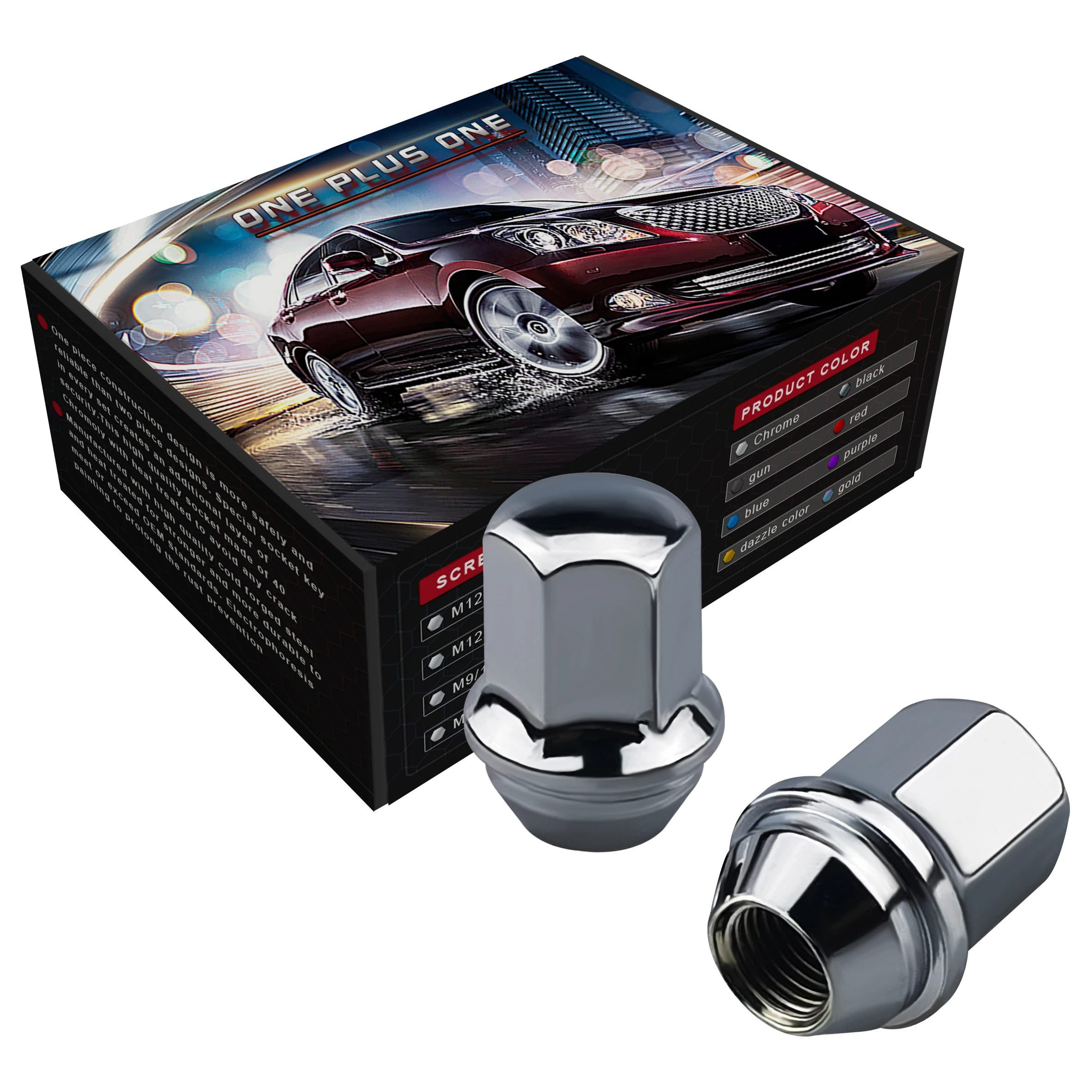 YJY PTD09 HEX21 41 мм закрытые гайки ступицы для легковых автомобилей Chromet M14x1.50 гайка для колес
