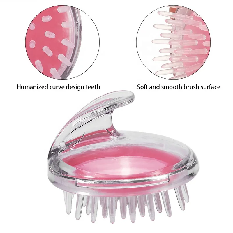 High-demand product market silica gel customized Silicone shampoo brush Scope of use Hair