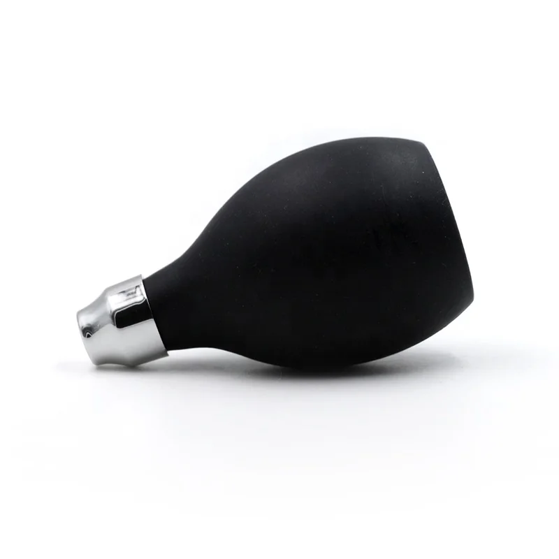 Best Material Professional Salon Talc Rubber Powder Blower Black Rubber Material Talcum Powder Spray Bottle For Home