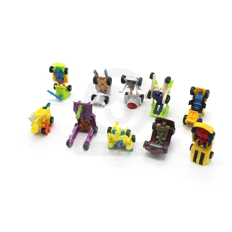 Yiwu Supplier Promotional Gifts Cheap Kids Transfer Mini Plastic Car Toy Deformation Car Toys Robot Plastic Car Toys