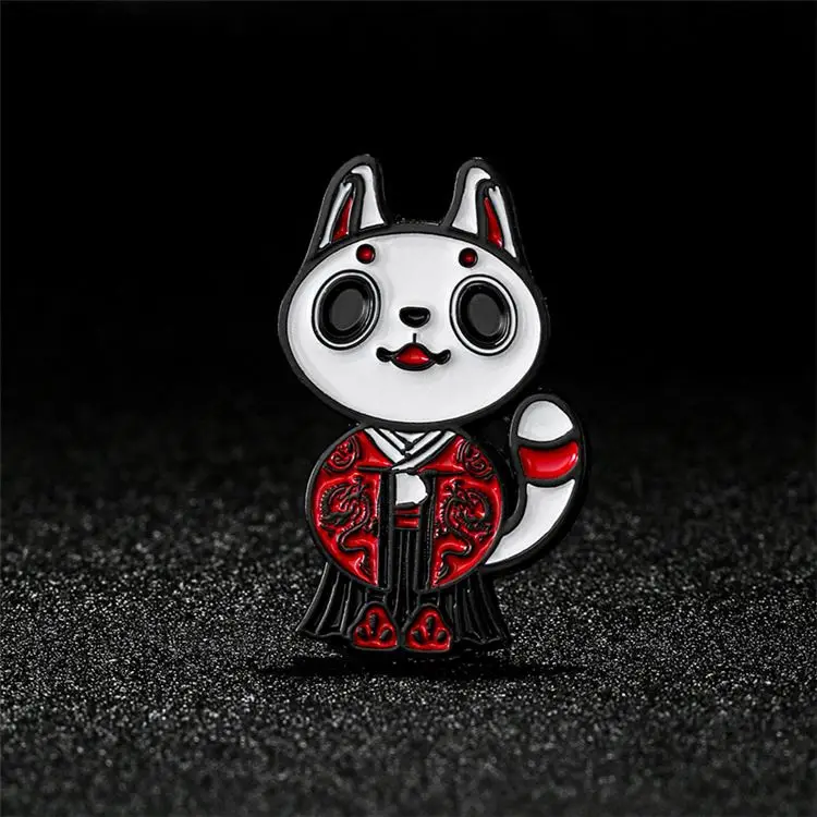 Hot - selling custom designed fruit cartoon cute label pin TV character print