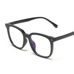 Новинка полнокадровая Корейская версия плоского зеркала TR90 модная оправа для мужчин и женщин декоративная оптика с перекрестными краями