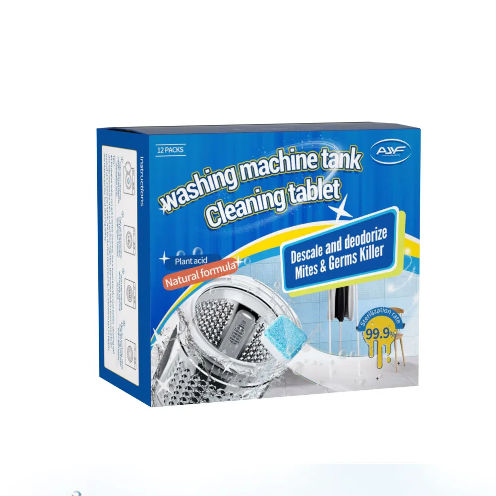 OEM/ODM Multifunctional Washing Machine Drum Cleaner Deep Cleaning Remove Stain Washing Machine Cleaner Effervescent Tablets