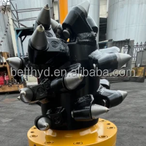 Industrial Rock Crusher Machine Hydraulic Trench Longitudinal Drum Cutter BV90