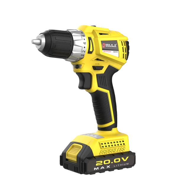 Professional manufacturer high quality power drills 20v cordless impact drill brushless battery portable 20v cordless drill