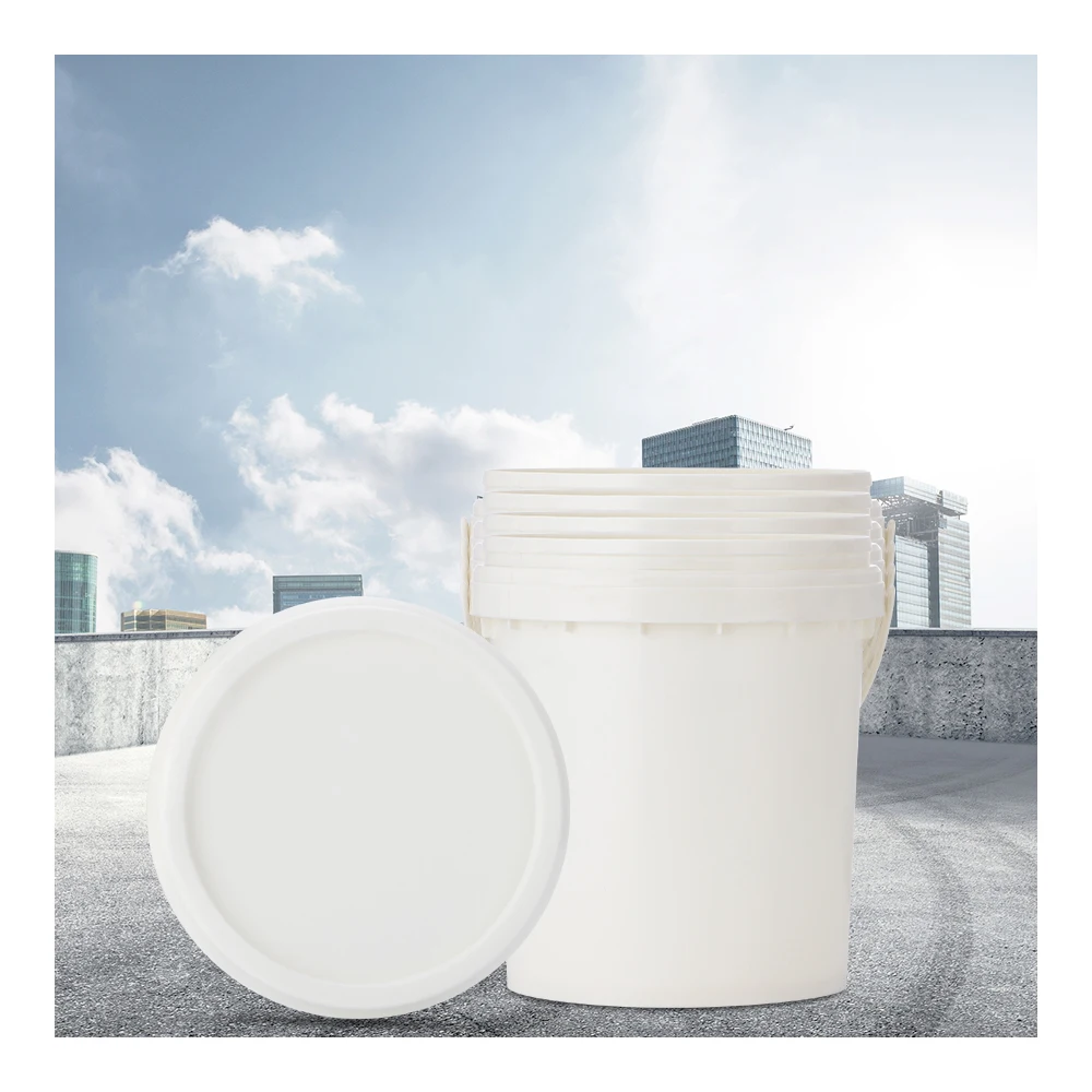 lowest price portable handles 3 liter plastic black white blue yellow pink green colored custom bucket with lids