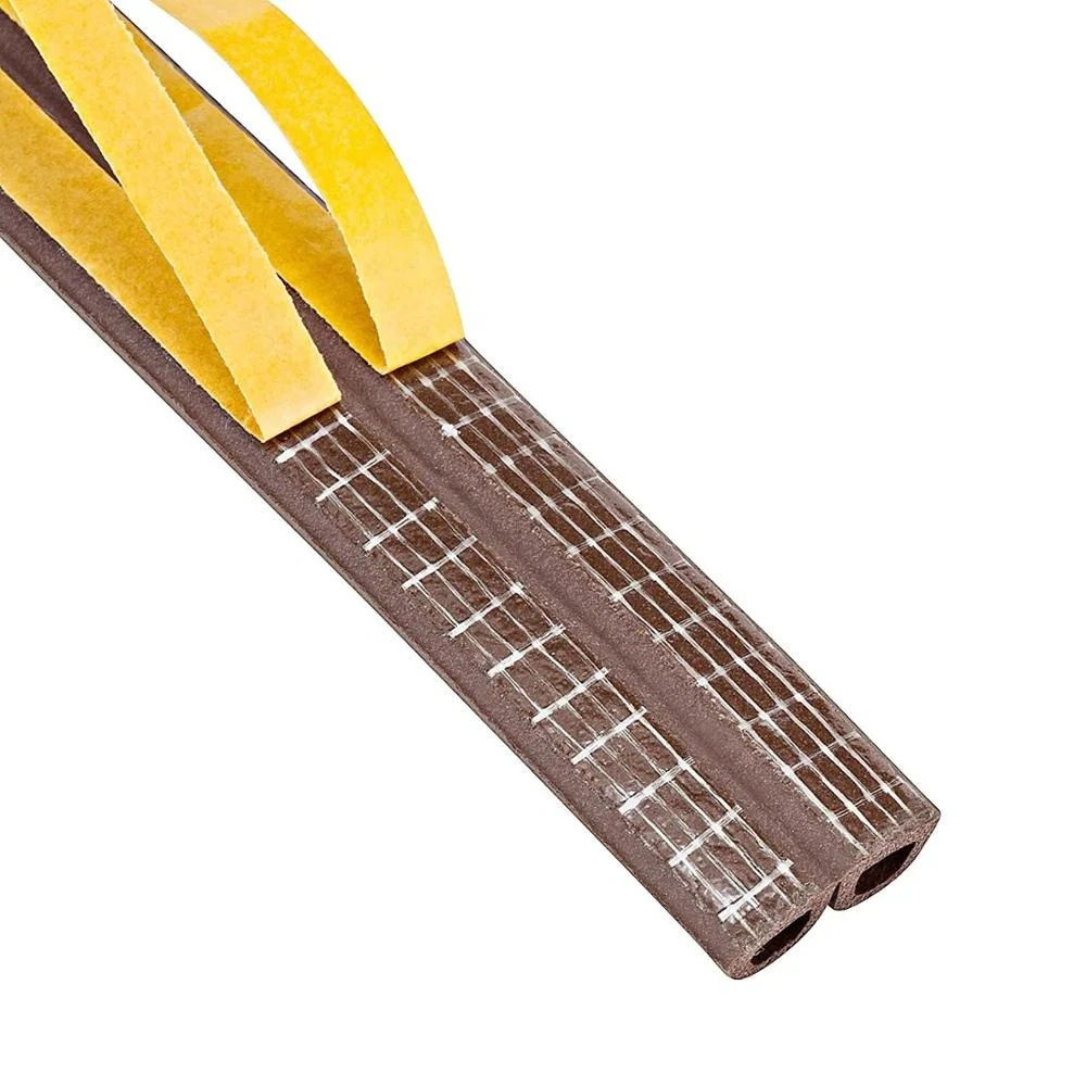 5M/10M/12m Rubber Seal Weather Strip Foam Sticky Tape Door Window Draught Excluder