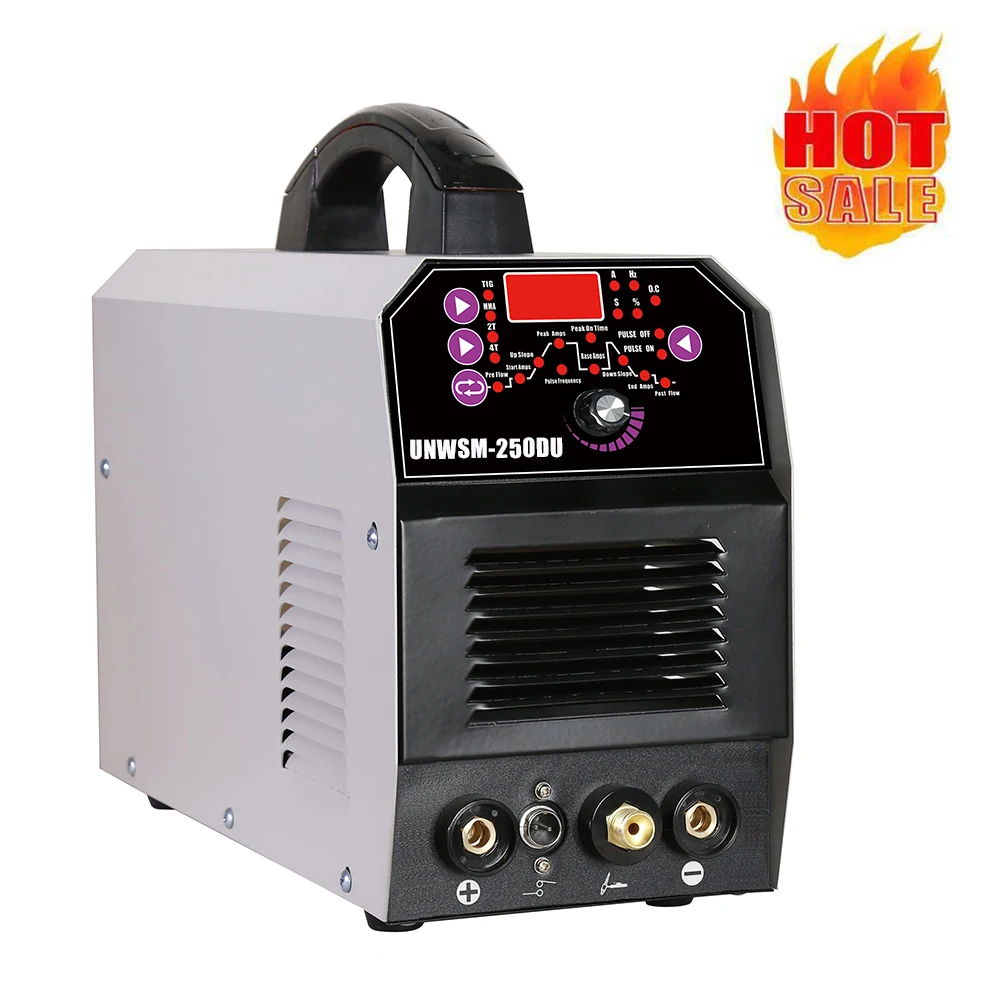 UNWSM-250DU TIG MMA gas argon welding machine China welding machine dc