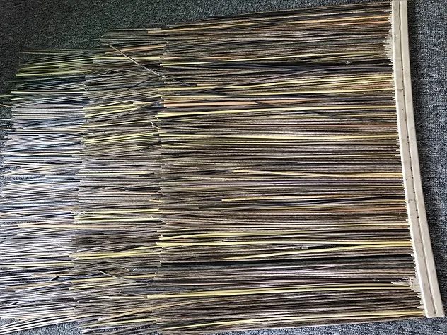 plastic palma reed straw artificial thatch roof