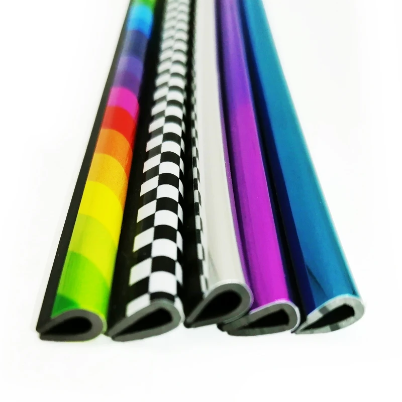 Car Door Edge Guards Car Body Strip Scratch Guard Vent Outlet Trim Rubber Trim Protector