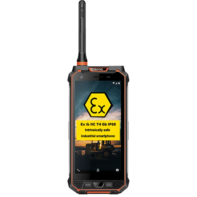 Industrial two-way radio atex 4g dmr Radio VHF/UHF ex proof cellphone waterproof rugged Smartphone Radio walkie talkie atex