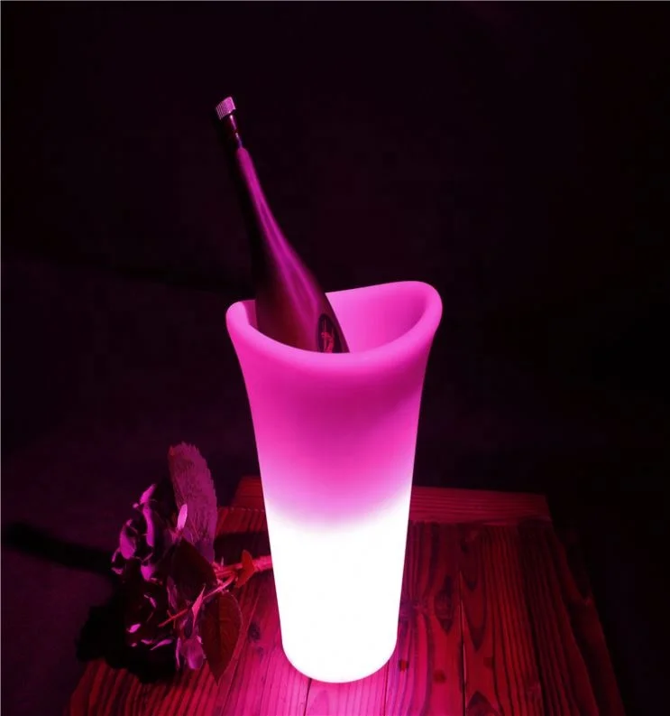 High Quality LED Bar Ware Round Tray Ice Bucket Wine Beverage Cold Beer champagne for Parties/home/bars Outdoor