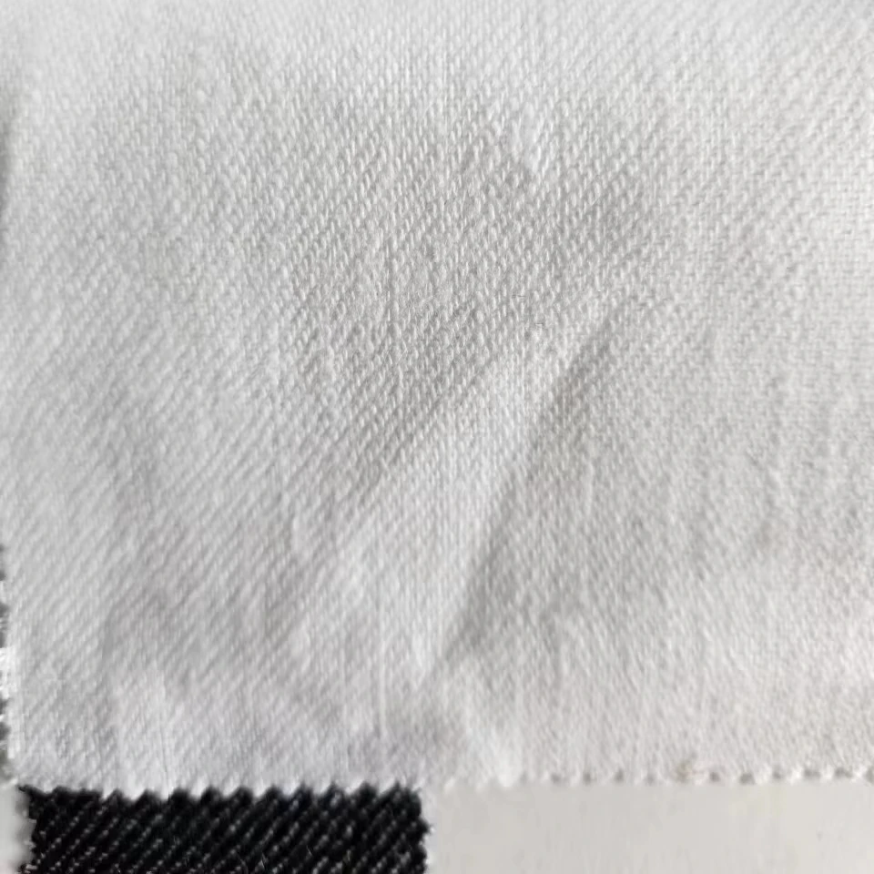 denim linen yarn dyed fabric for high quality clothing
