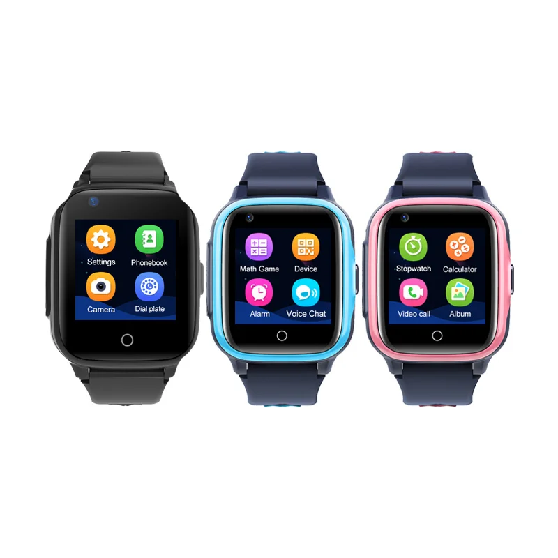 Real time location gps kid tracker smart wristwatch low price 4G video calling wrist watch phone for kids best christmas gift