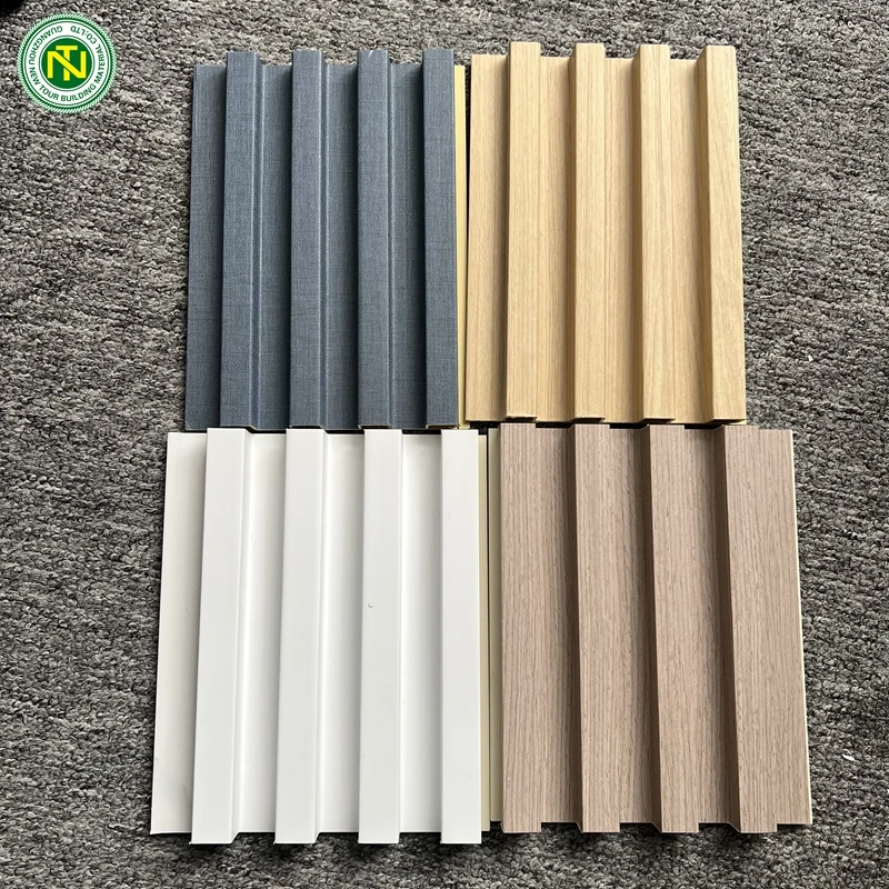 Plastic Board Ceiling Decoration WPC Ceiling Board Background Wall Panel WPC Wood Modern Moisture Proof Waterproof Strip CN;GUA