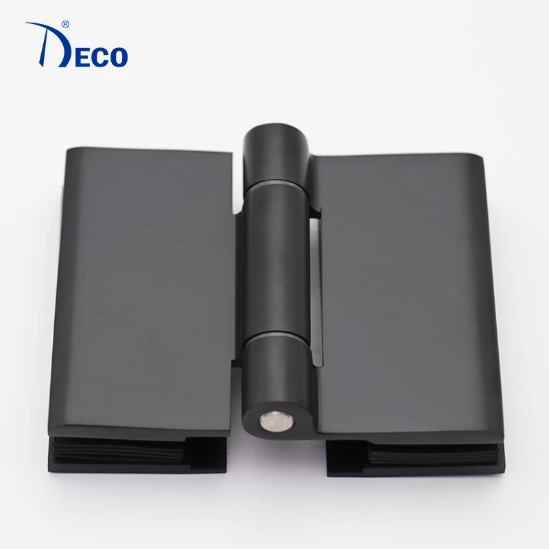 Фурнитура для ванной комнаты латунные матовые черные стеклянные дверные петли мягкие закрытые