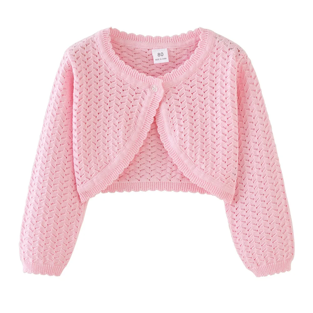 bu flower girl  yellow pink white cotton  cardigan kid cozy thermal wedding party  cloak  bridal shawl bolero sweater