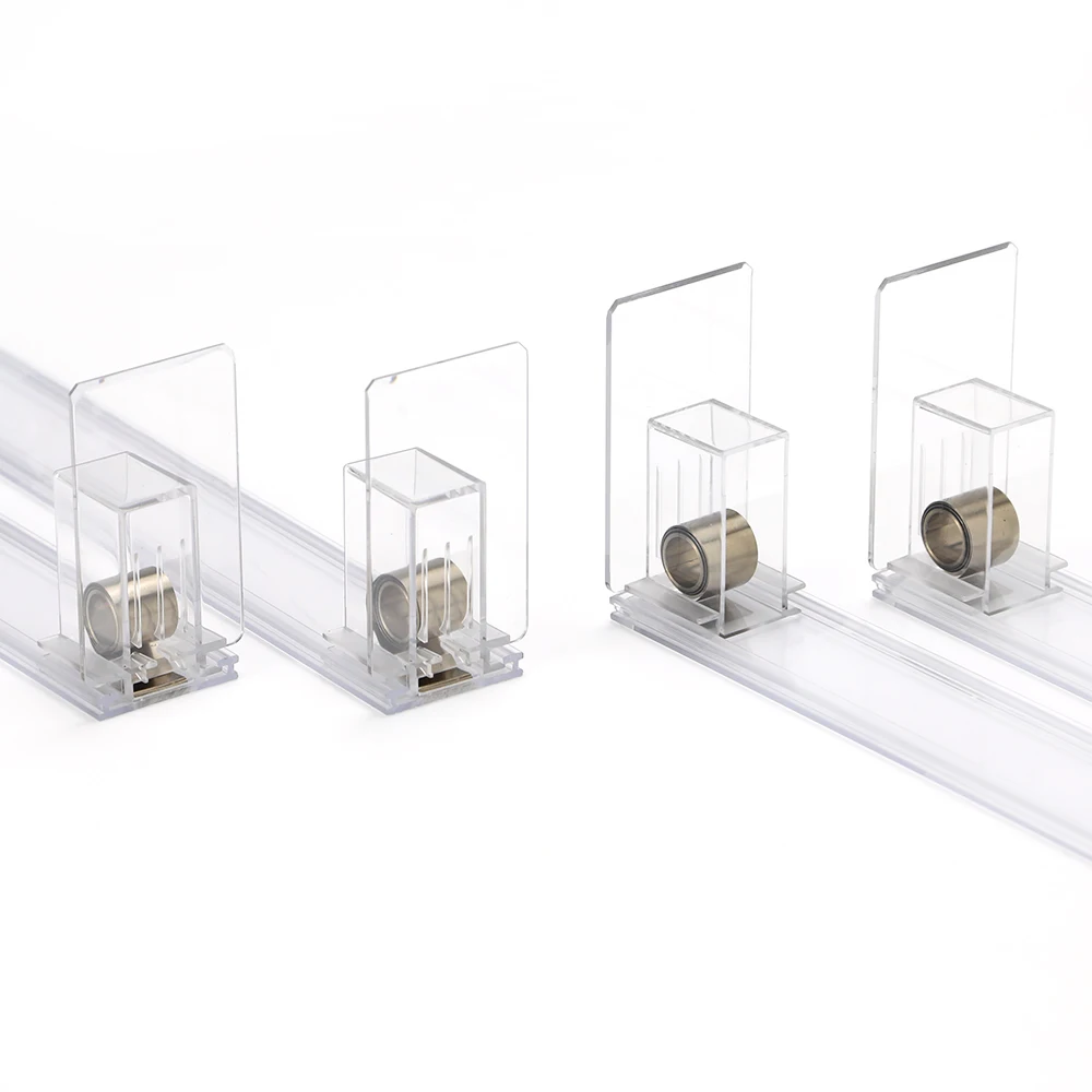 Store Automatic Plastic Retail Nail polish Mask Rack Display Acrylic Lipstick Divider Pusher Cigarette Tobacco Shelf Pusher