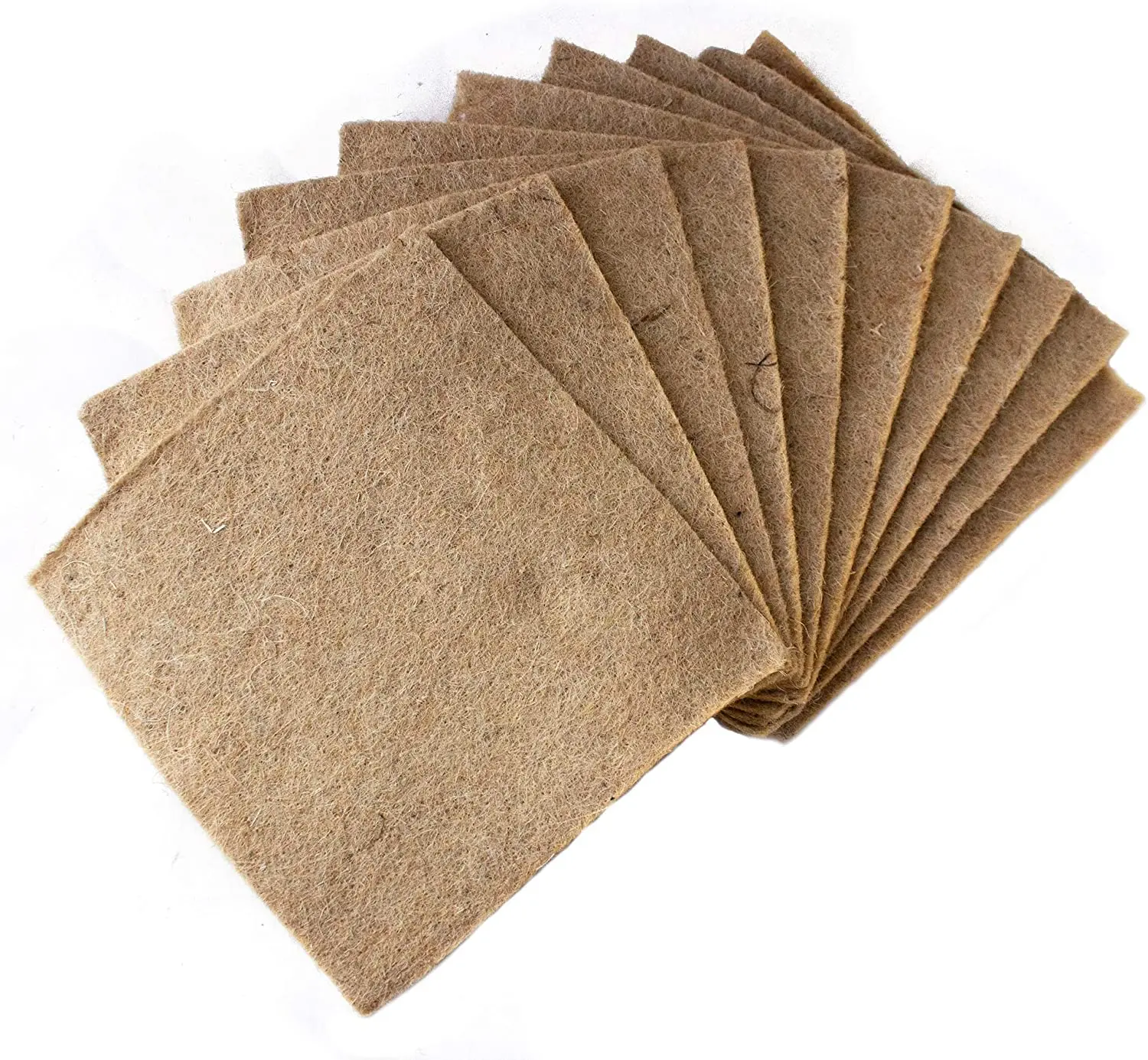 Jute Micro-Mats Hydroponic Grow Pads/Organic Production Wheatgrass, Microgreens Plant and Seed Germination for Greenhouse Trays