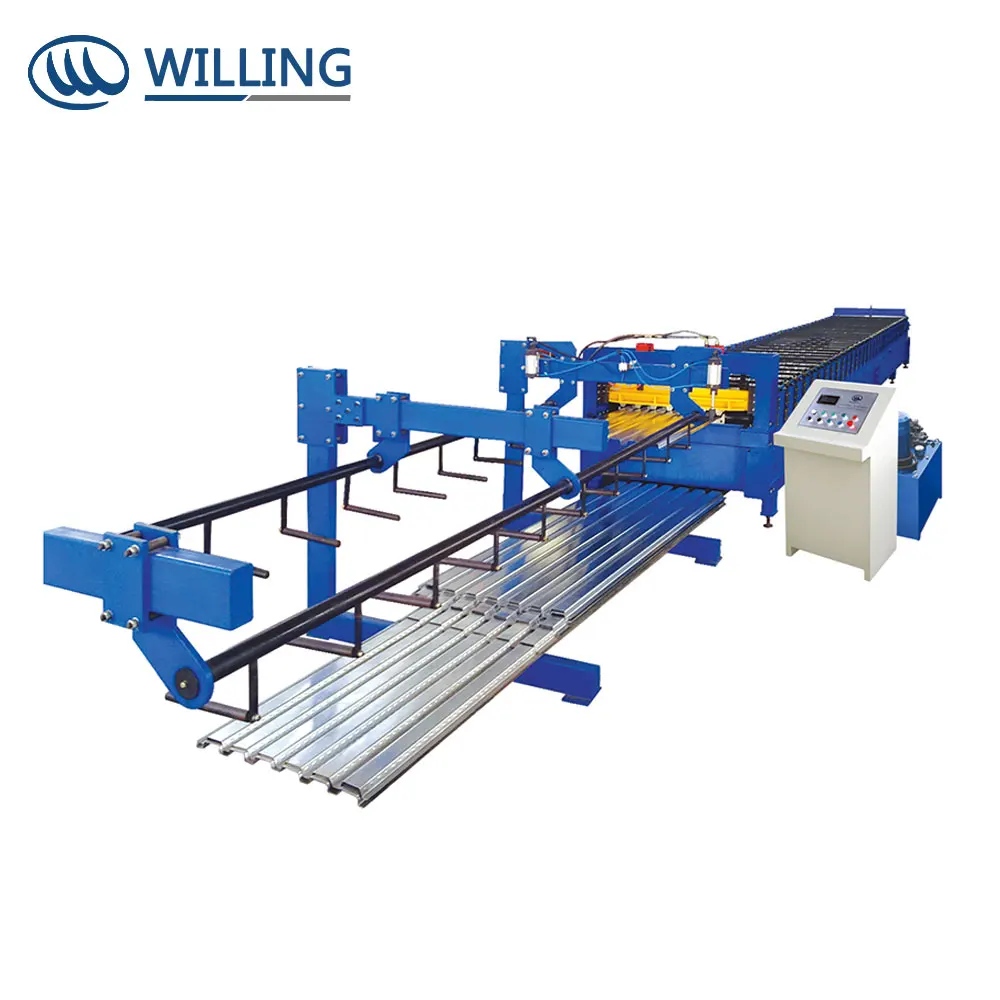 China Factory High Quality Galvanized Metal Steel Panel Plate Metal Floor Deck Making Roll Forming Machine