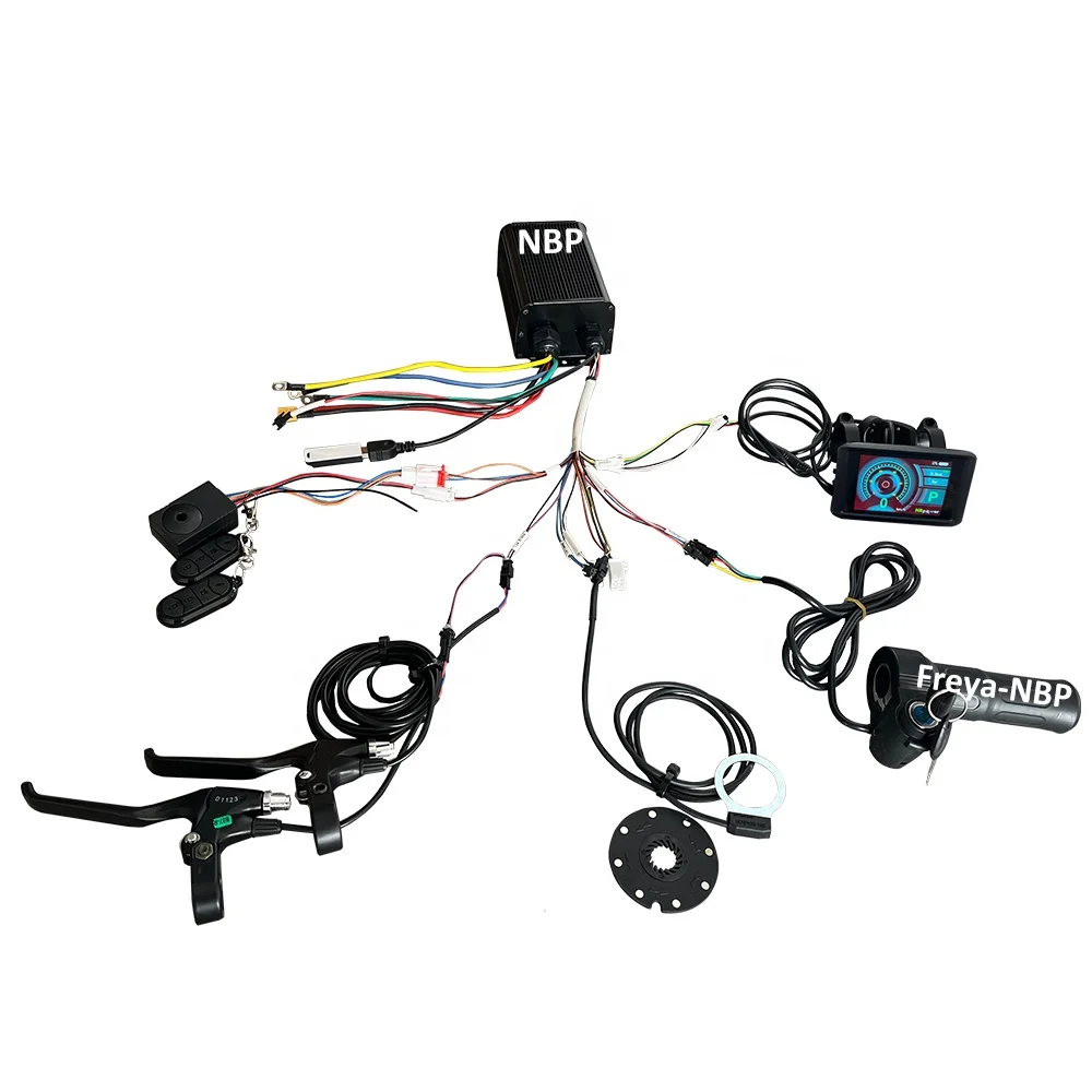 Sabvoton Controller MQ 48-72V45A Program Sine Wave Display Throttle Set for Electric Bike Bicycle Kit 1500W 2000W