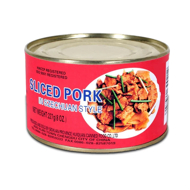 Консервированная свинина дважды приготовленная свинина и бамбуковые съемки 227 г консервированная нарезанная свинина