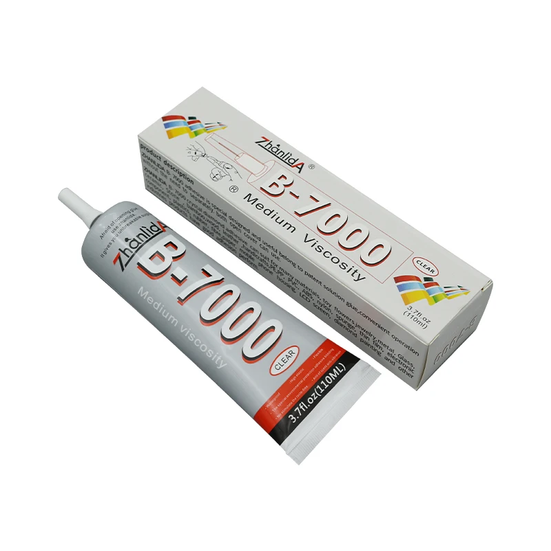 Multipurpose High Bonding Strength Contact Adhesive Mobile Phone Repair Glue for Electronic Maintenance-Zhanlida B7000 110ML