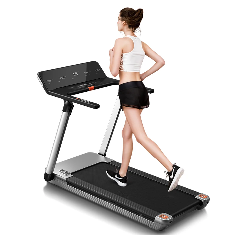 YPOO super shock absorption super folding electric treadmill fitness mini running machine with  YPOOFIT APP