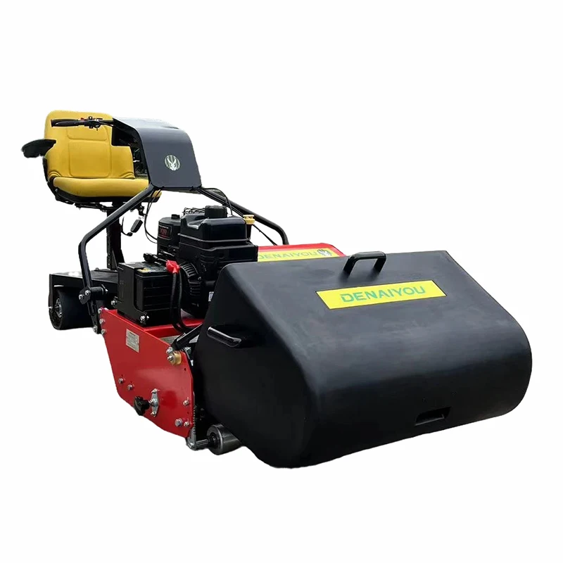 High performance green gasoline lawn mower industrial grade four stroke optimal cutting lawn electric start wide working area
