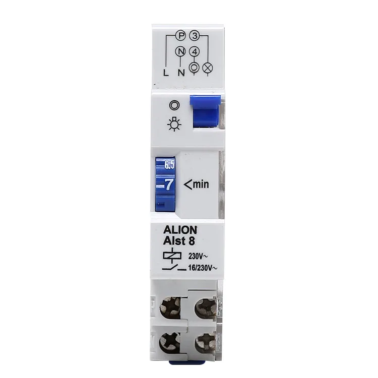 ALION 220v-240v 7 Minutes 0.5min Minimum Din Rail Mechanical Staircase Time Switch