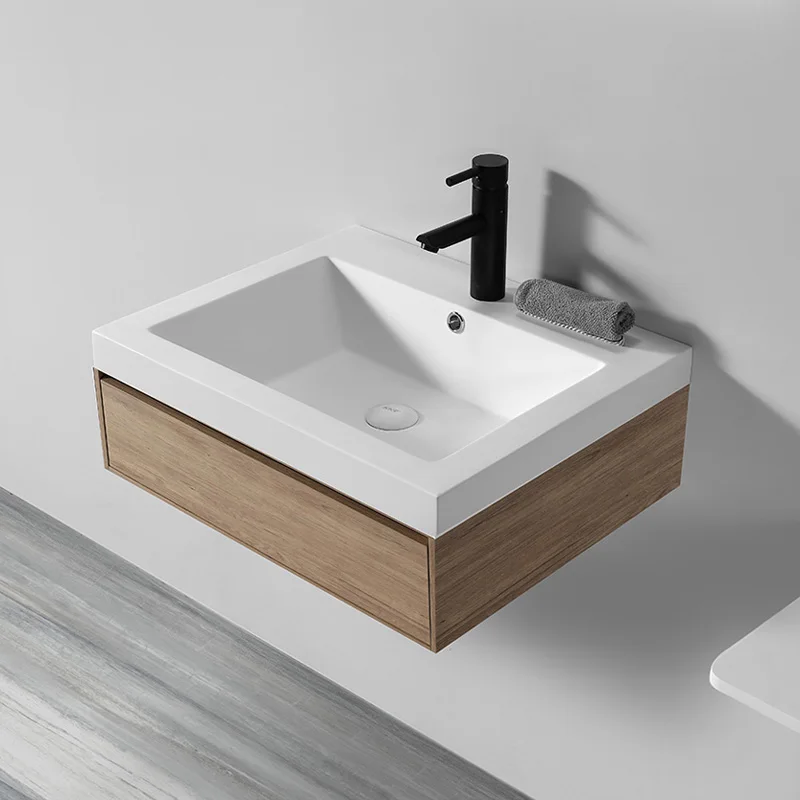 hotel furniture bathroom cabinet vanity sink solid surface stone washing basin