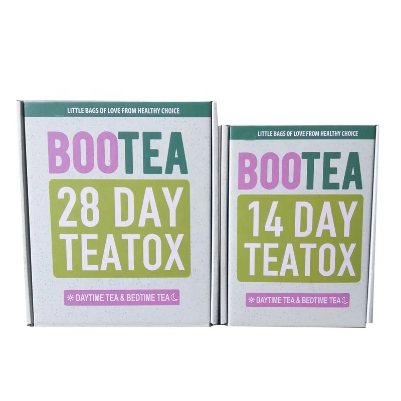 Частная этикетка bootea 28/14/7day teatox дневные и сном Детокс чай производитель OEM сервис