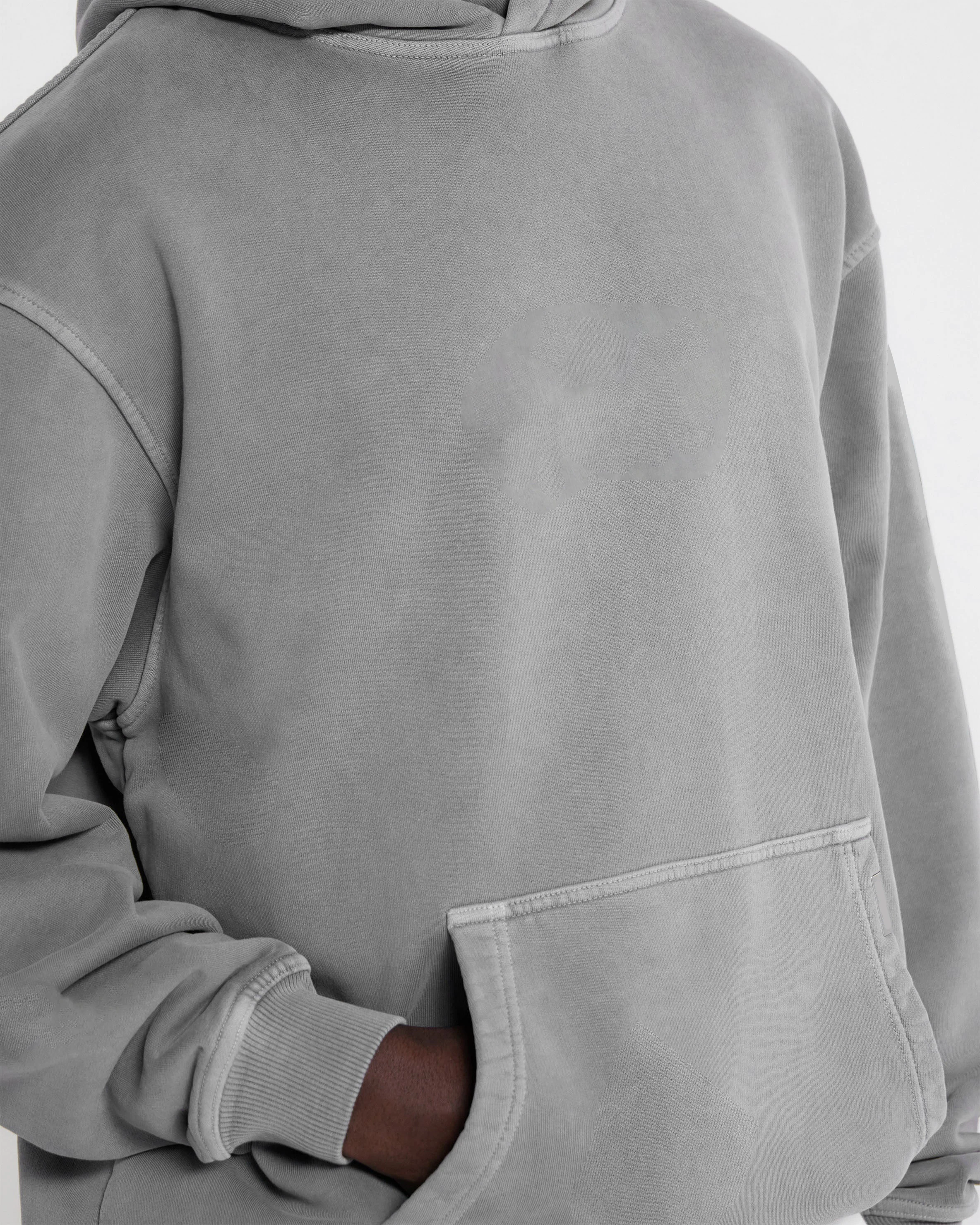 Custom Logo Printed Streetwear Combed Cotton  Hoodie  Blank Pullover puff printing Streetwear Hoodies For Men